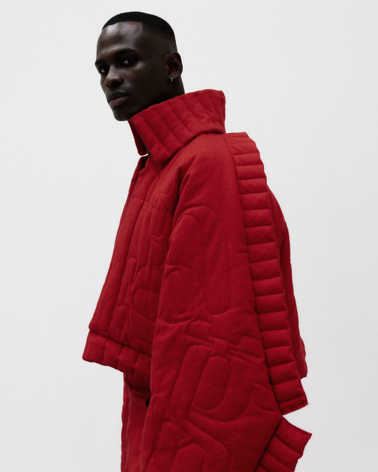 Quilted detachable Coat.